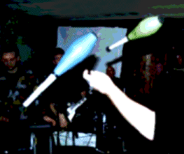 Juggling at the Limbs Show!